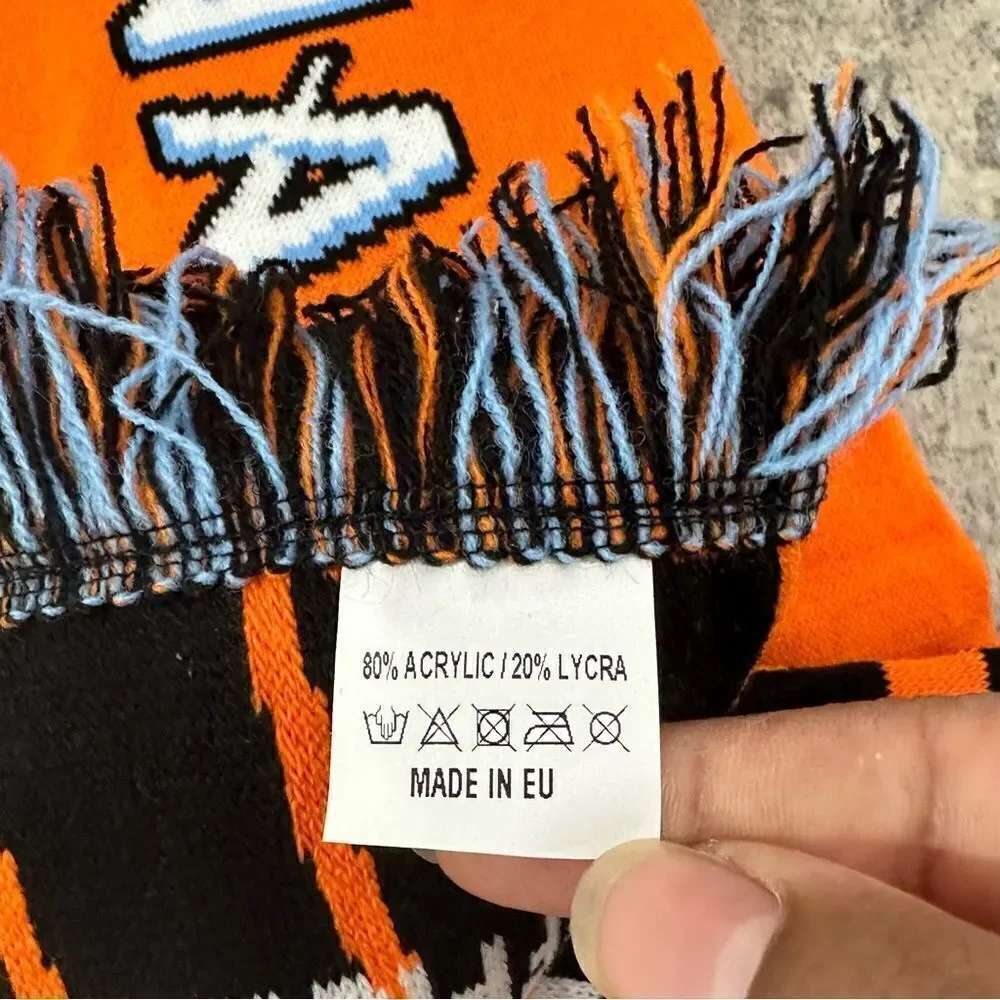 Houston Dynamo Scarf MLS Orange Soccer Football Reversible‎